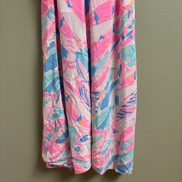 Lilly Pulitzer Womens Floral Slip Cami Dress Size S Flowy Hippie Flirty Light - Picture 4 of 10